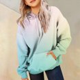thumbnail image 2 of TOWED22 Girls Hoodies Cute Long Sleeve Oversized Gradient Colors Pullover Sweatshirt Tops with Kangaroo Pocket,Multicolour,11-12 Y, 2 of 6
