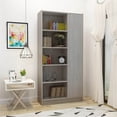 thumbnail image 3 of Wooden Amelia Bookcase in Gray Oak, 3 of 3