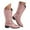 Pink, variant on Splozh Knee High Cowboy Boots Women Western Cowboy Boots for Women Knee High Wide Calf Cowgirl Boots with Slip On Pointed Toe Chunky Heel Fashion Retro Tall Boot for Girls Ladies Fall Winter Red,US 6