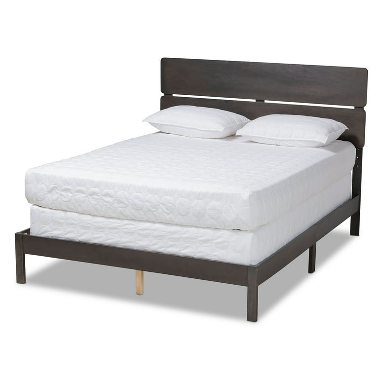 Baxton Studio Anthony Modern and Contemporary Dark Grey Oak Finished Wood King Size Panel Bed Baxton Studio Anthony Modern and Contemporary Dark Grey Oak Finished Wood King Size Panel Bed