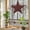 Brown Gray, variant on Rainbow Window Privacy Film, Red Texas Star Vintage Static Cling Window Film PVC, Farmhouse Berry Grey Wooden No Glue UV Blocking Glass Covering, Removable Stained Glass Sticker 23.6''x59''