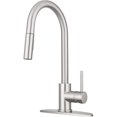thumbnail image 1 of Dura Faucet DFNMK540SN Touch Sensor Pull-Down RV Kitchen Faucet, Satin Nickel, 1 of 1