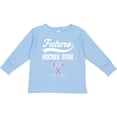 thumbnail image 3 of Inktastic Hockey Star Future Boys or Girls Long Sleeve Toddler T-Shirt, 3 of 5