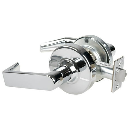 Schlage ND10S RHO 625 Grade 1 Passage Latch Rhodes Lever Non-Keyed Bright Chrome Finish Non-Handed