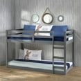 thumbnail image 2 of ACME Gaston Wooden Frame Loft Bed in Gray, 2 of 5