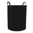 thumbnail image 2 of Balery Black Round Laundry Basket with Handles Waterproof Freestanding Laundry Hamper for Clothes Toys in the Dorm and Family-Medium, 2 of 8