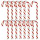 thumbnail image 1 of Mini palos para caminar de Navidad, cabujones de resina plana Kawaii para álbum de recortes, manualidades de rojo y blanco bastón de caramelo, 15/30 piezas, 1 of 4