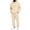 AX24-Beige, variant on Track Suits For Men 2 Piece Hoodies With Sweatpants Sets Casual Running Jogging Sport Suit Sets Work Out Gym Clothing Red M