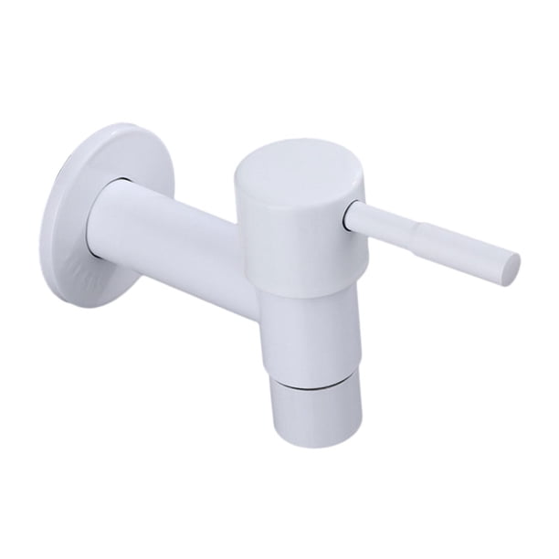 Mezclador de ducha de una sola palanca, grifos de cocina, accesorios de baño antioxidantes, grifos de agua para baño, inodoro al aire libre, cocina , blanco y corto Soledad grifo de riego