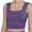 Purple, variant on Miluxas Woman Sexy Top Bra No rims Underwears Base Vest Style Sports Base Underwears On Black 8(L)