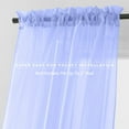 thumbnail image 2 of 2-Piece Multipurpose Solid Colored Drapes, Semi-Sheer Window Curtains with 2 inch Rod Pocket, 40 X 84 inches, Lavender, 2 of 5