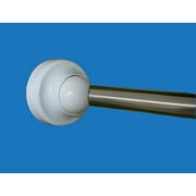 Rotator Rods Rotating 60'' Curved Fixed Shower Curtain Rod
