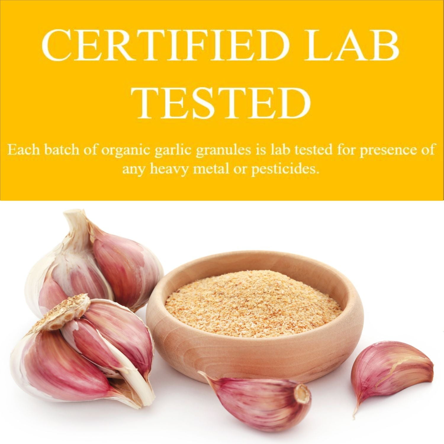 Organic Garlic Granules: Add Rich Garlic Flavor to Your Cooking with 100% Natural and Non-GMO Garlic Powder