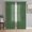 Dark Green, variant on Sheer Curtains 72 Inches Long 2 Panels Set for Bedroom, Dark Brown Semi Sheer Curtains for Windows, Vintage Country Monochrome Chocolate Color Voile Window Treatments Rod Pocket Curtain
