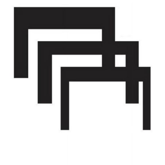 Empire  37 x 26 in. Fireplace Metal Surround, Black