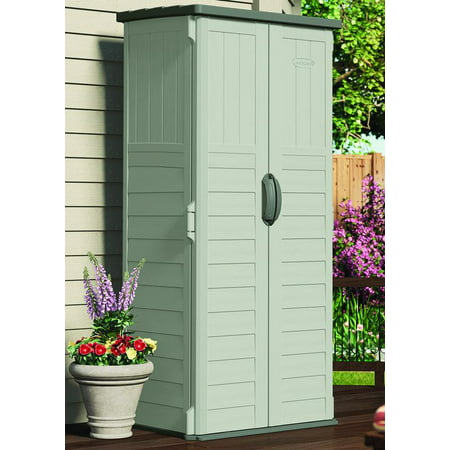 Suncast BMS1250 Vertical Storage Shed, 2 ft 1-1/2 in L x 2 