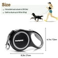 thumbnail image 4 of Newlight66 Heavy Duty Adjustable Retractable Dog Leash, 26 ft, Gray, for Large Dogs up to 120 lbs, 4 of 7