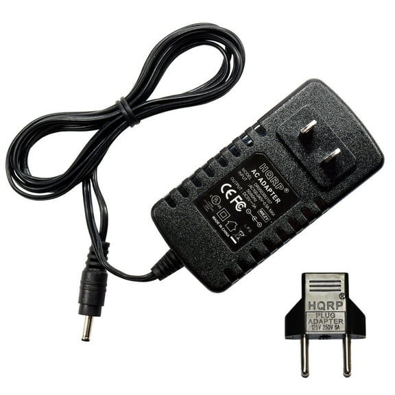 HQRP AC Adapter for Belkin USB Plus Hub, USB 4-Port Plus Hub, Hi-Speed USB 7-Port Hub, P75341ej F5U307ej Power Supply Cord   Euro Plug Adapter