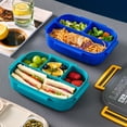 thumbnail image 4 of Sunjoy Tech All-in-1 Modern Lunch Box with 2 Stackable Containers Dishwasher Safe Bento Box Compartment Food Container, 4 of 8