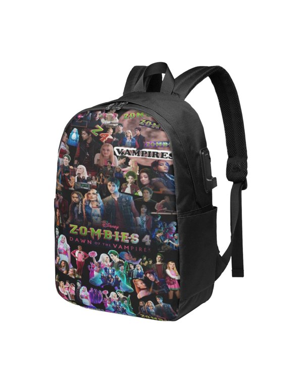 17In Zombies 4 Travel Laptop Backpack Large Business Backpack with U-SB Computer Bag Daypack Backpack Adult