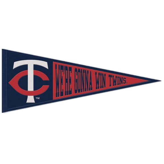 MLB Minnesota Twins Slogan 13" x 32" Wool Pennant