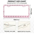 thumbnail image 2 of GZHJMY 2pcs White Dots Flamingo License Plate Frame for Car Decorative Accessories Rustproof License Plate Cover with Screws for US Vehicles 12x6 Inch（444）, 2 of 7