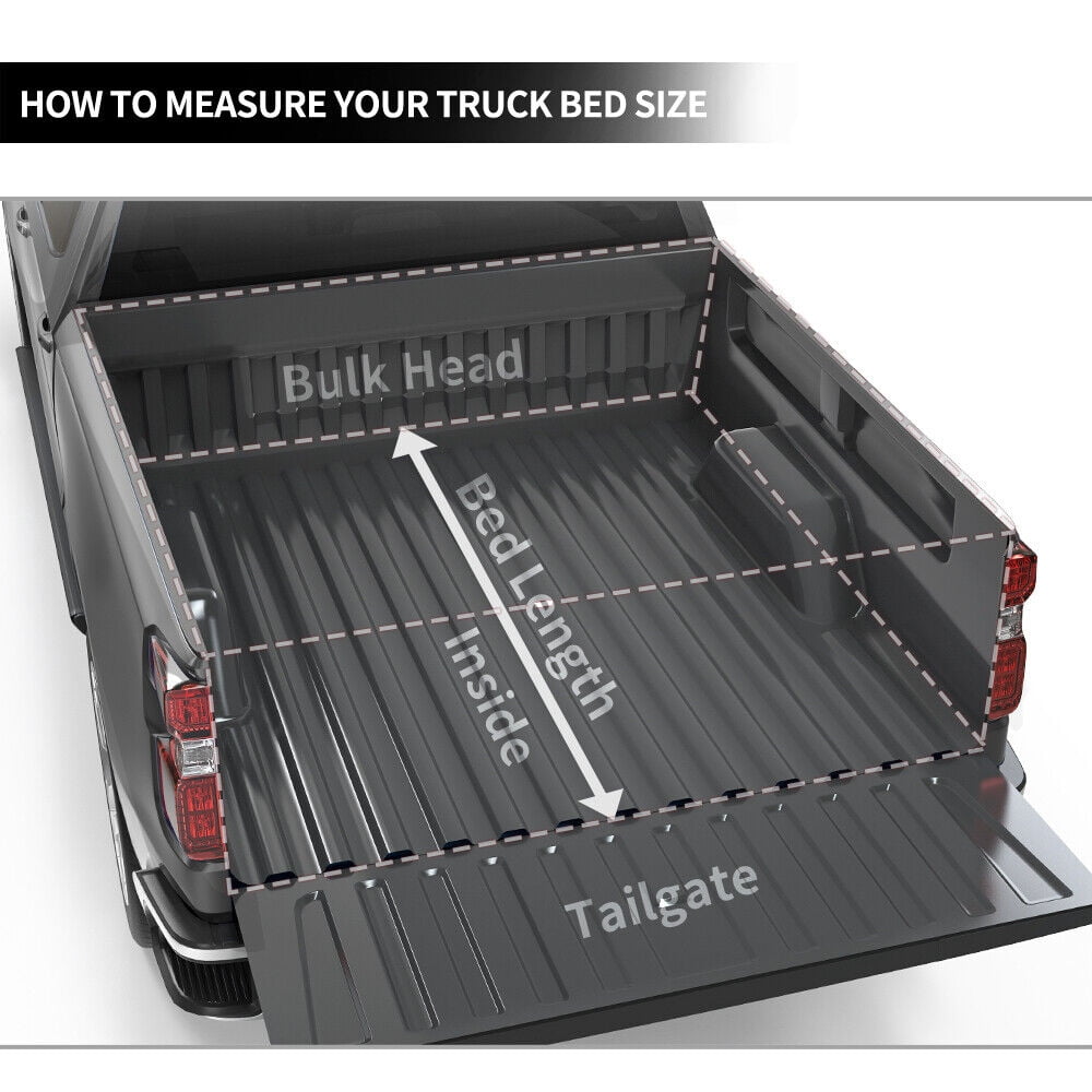 RVNI 5.5ft Soft 3-fold Truck Bed Tonneau Cover for 2004-2015 Nissan Titan Waterproof