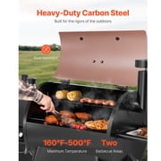 KFFKFF Wood Pellet Grill Smoker, Multifunctional BBQ Grills for Outdoor Culinary Activities, 575 Square Inches Cooking Space, Electric Smokers with WiFi-app Management, LCD Display Controller