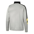 thumbnail image 3 of Men's Colosseum Gray/Black Appalachian State Mountaineers Bushwood Fleece Quarter-Zip Jacket, 3 of 3