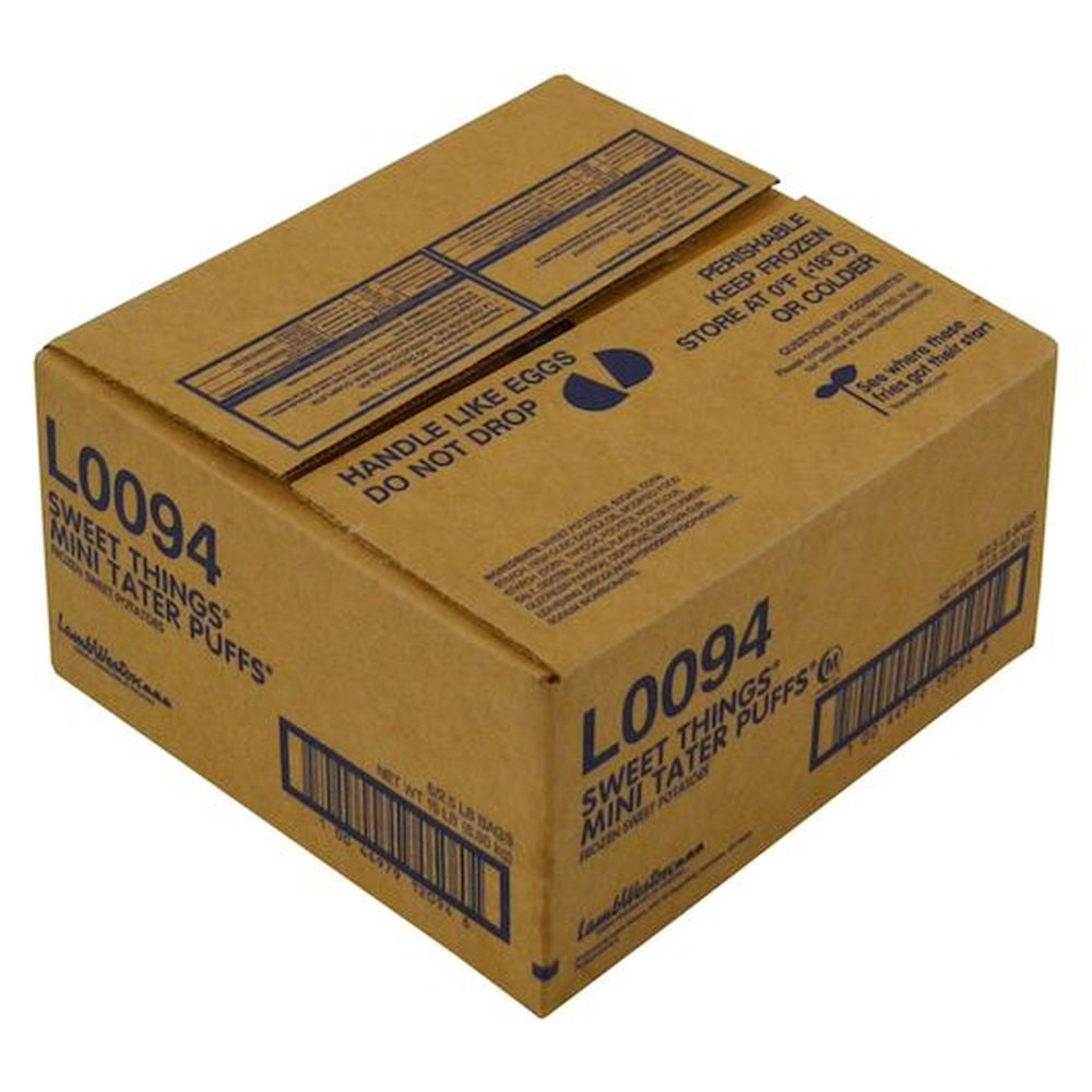 Sweet Things Sweet Potato Mini Tater Puff, 2.5 Pound - 6 per case.