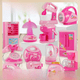 thumbnail image 4 of Juego de cocina en miniatura para niños, simulación de juego para niñas, pequeños electrodomésticos, refrigerador, lavadora de juguete, 4 of 6