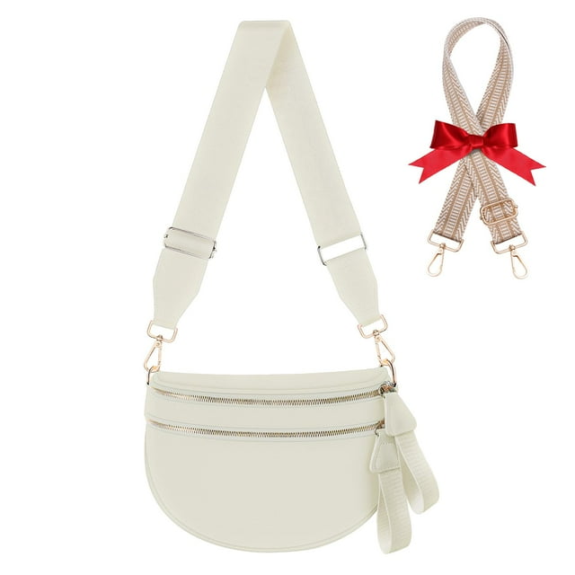 Bandolera X-KIDS de nailon a cuadros para mujer con correa adicional