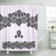 thumbnail image 1 of ABPHQTO Cortina De Ducha De Poliéster Colecciones Clásicas Clip Bocho Borde De Encaje Negro 152x180 cm ABPHQTO PKNMT60x72Shower-2626, 1 of 2