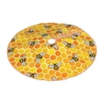 thumbnail image 2 of Kll Honeycombs Christmas Tree Skirt 48",Party Decorations Farmhouse For Christmas Decorations Holiday Party, 2 of 8