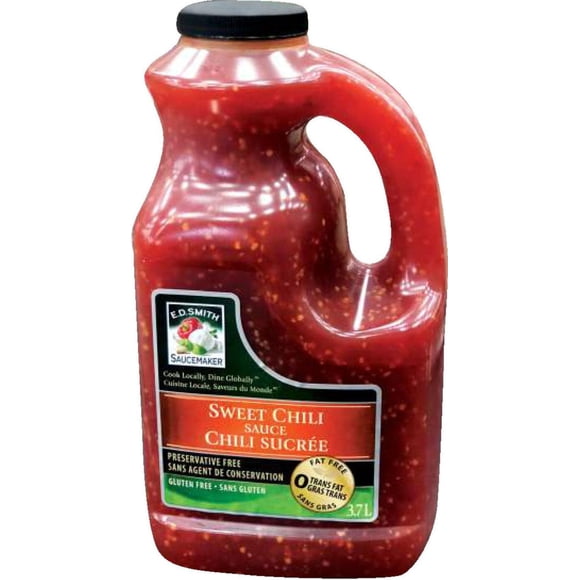 E.D. Smith - Sauce Chili Douce - 3,78 Litre - Lot de 2 - Chaleur Équilibrée Sucrée et Acidulée pour Tremper et Glacer (1 Ct)