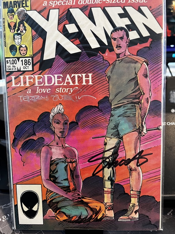 Uncanny X-Men #186 Signed Jim Shooter and Terry Austin