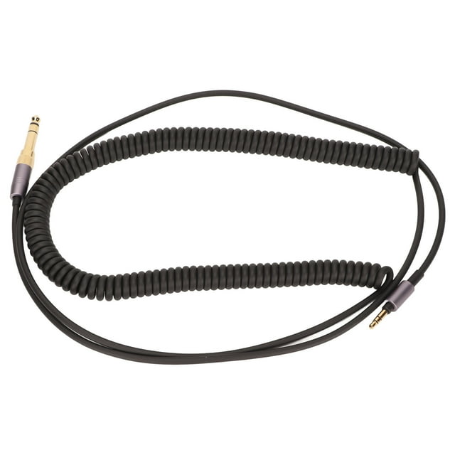 Cable de auriculares en espiral, cable de resorte de sonido de 3,5 mm Cable de sonido Cable de resorte de sonido Rendimiento finamente ajustado
