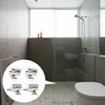 thumbnail image 3 of HEMOTON 2 Sets Bathroom Shower Door Roller Shower Room Door Accessories 5.5x3.7cm Silver, 3 of 6