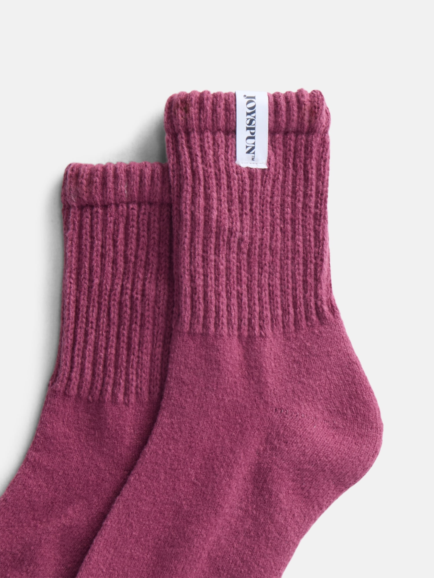 Joyspun Women's Comfort Slouch Ankle Socks, 3-Pack, Size 4-10