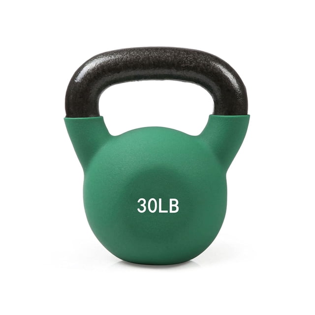 Kettlebell RitFit de hierro fundido recubierto de neopreno de 5 a 15 lb