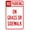 Warning Sign 5, variant on No Parking On Grass Or Sidewalk Metal Sign - 8"x12", Security Tin Decor for Streets, Businesses, Residential Areas