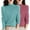 Mint Green, variant on Women's 2PC Soft Solid Color Round Neck Pullover Sweater Set, Comfortable Knit Pullover Tops for Autumn Winter Wear, Casual Daily Outfits and Entertainment Activities Beige L