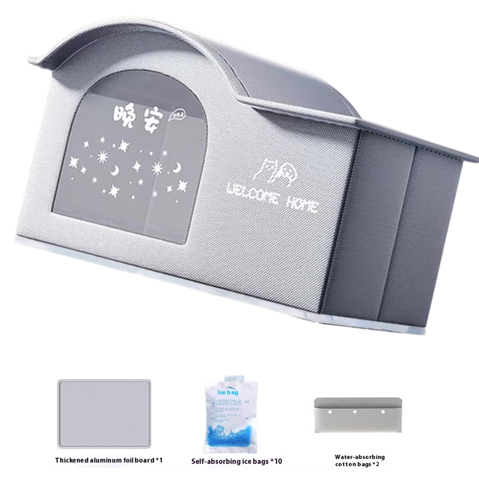 Cats Cooling House Waterproof Foldable Cooling Pet Houses for Outdoor Indoor,Insulated Air Conditioned Cats Dog Shelter
