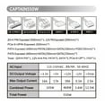 thumbnail image 5 of Apevia CAPTAIN550 550W Power Supply, 5 of 7