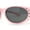 Pink / Black, variant on Polarized Womens 60mm Rhinestone Oval Fit Over Sunglasses Red Black