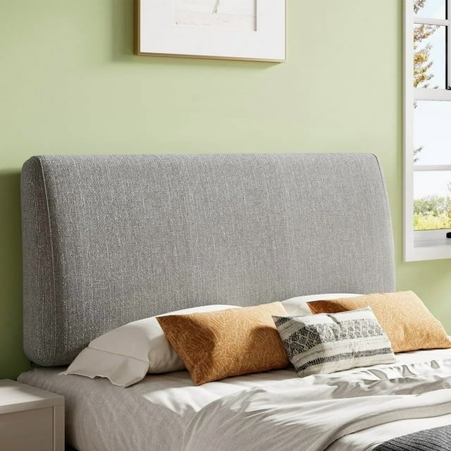 Pinmoco Tête de Lit Rembourrée en Mousse pour Lit Très Grand, Hauteur Réglable et Tête de Lit Ergonomique