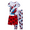 Spiderman, variant on Character Toddler Top, Pants and Shorts Pajama Set, 3-Piece, Sizes 12M-5T