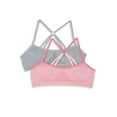 thumbnail image 3 of Hanes Girls' Seamless Strappy Back Bralette, 2-Pack, Sizes (S-XXL), 3 of 4