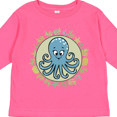 thumbnail image 4 of Inktastic Octopus Cute Ocean Sea Creature Boys or Girls Long Sleeve Toddler T-Shirt, 4 of 5