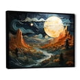thumbnail image 2 of Designart "Jupiter s Jewel Earth in the Galaxy II" Earth Floater Framed Wall Art Living Room, 2 of 7